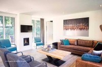 Ein stilvoller Living-Room und eine gemütliche Essecke sorgen für ein fantastisches und unvergessliches Beisammensein auf der Veluwe Holland